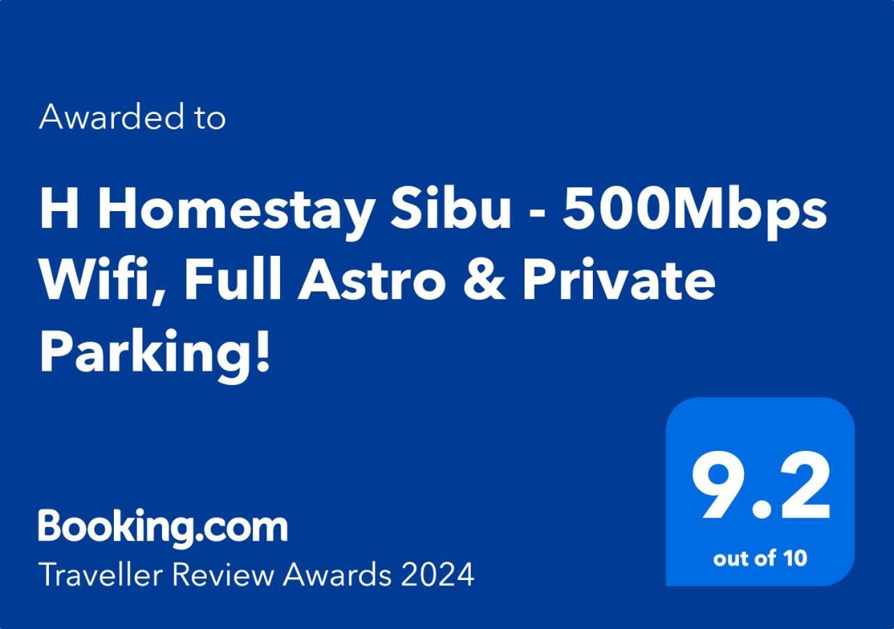 H Homestay Sibu - 500Mbps Wifi, Full Astro & Private Parking! Екстериор снимка